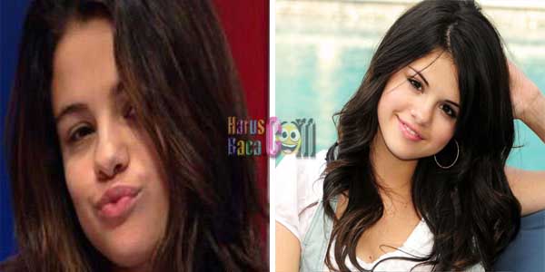 Muka Selena Gomez Sesudah dan Sebelum Make Up